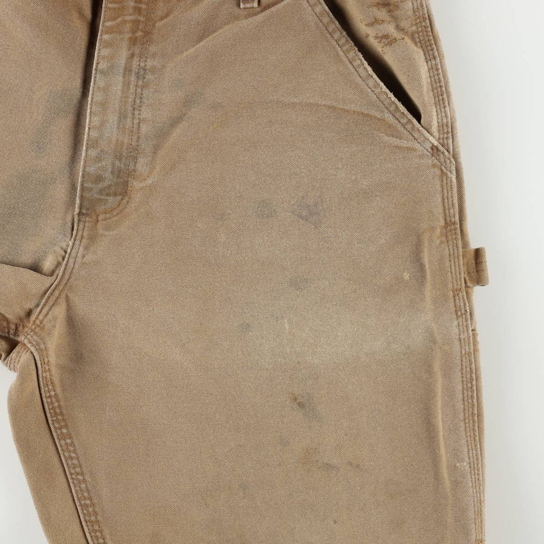 Carhartt Original Dungaree Fit Duck Painter Pants, Men's, W35 equivalent cotton Khaki type beige Vintage Second Hand