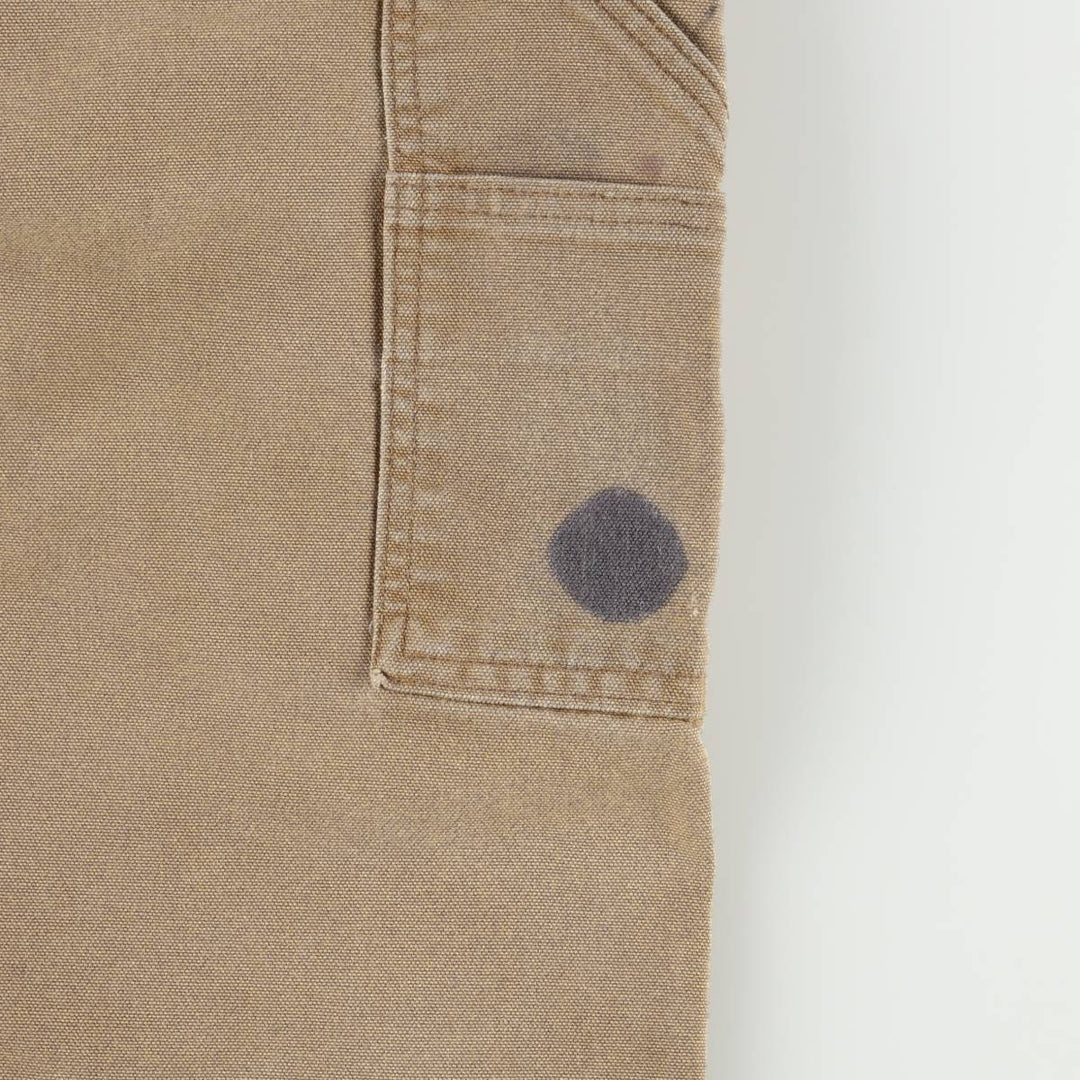 Carhartt Original Dungaree Fit Duck Painter Pants, Men's, W35 equivalent cotton Khaki type beige Vintage Second Hand