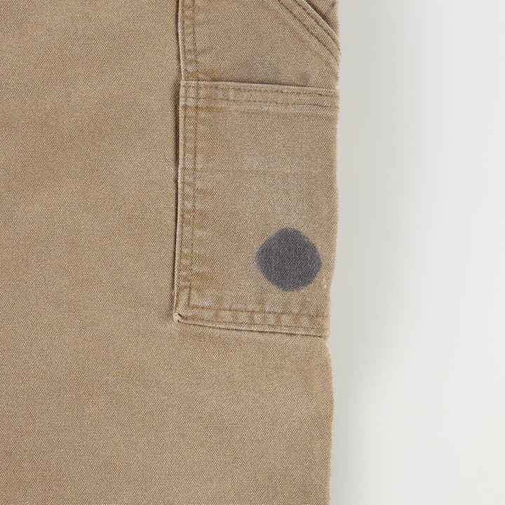 Carhartt Original Dungaree Fit Duck Painter Pants, Men's, W35 equivalent cotton Khaki type beige Vintage Second Hand