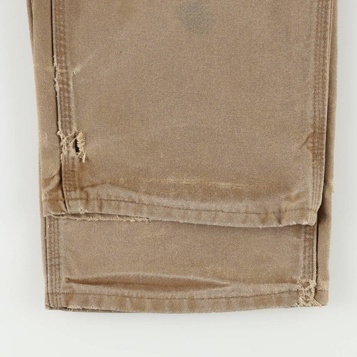 Carhartt Original Dungaree Fit Duck Painter Pants, Men's, W35 equivalent cotton Khaki type beige Vintage Second Hand