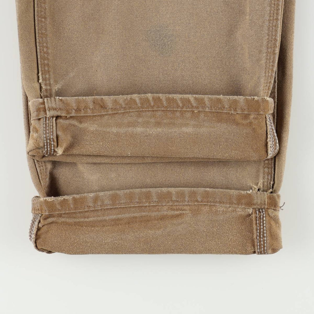 Carhartt Original Dungaree Fit Duck Painter Pants, Men's, W35 equivalent cotton Khaki type beige Vintage Second Hand