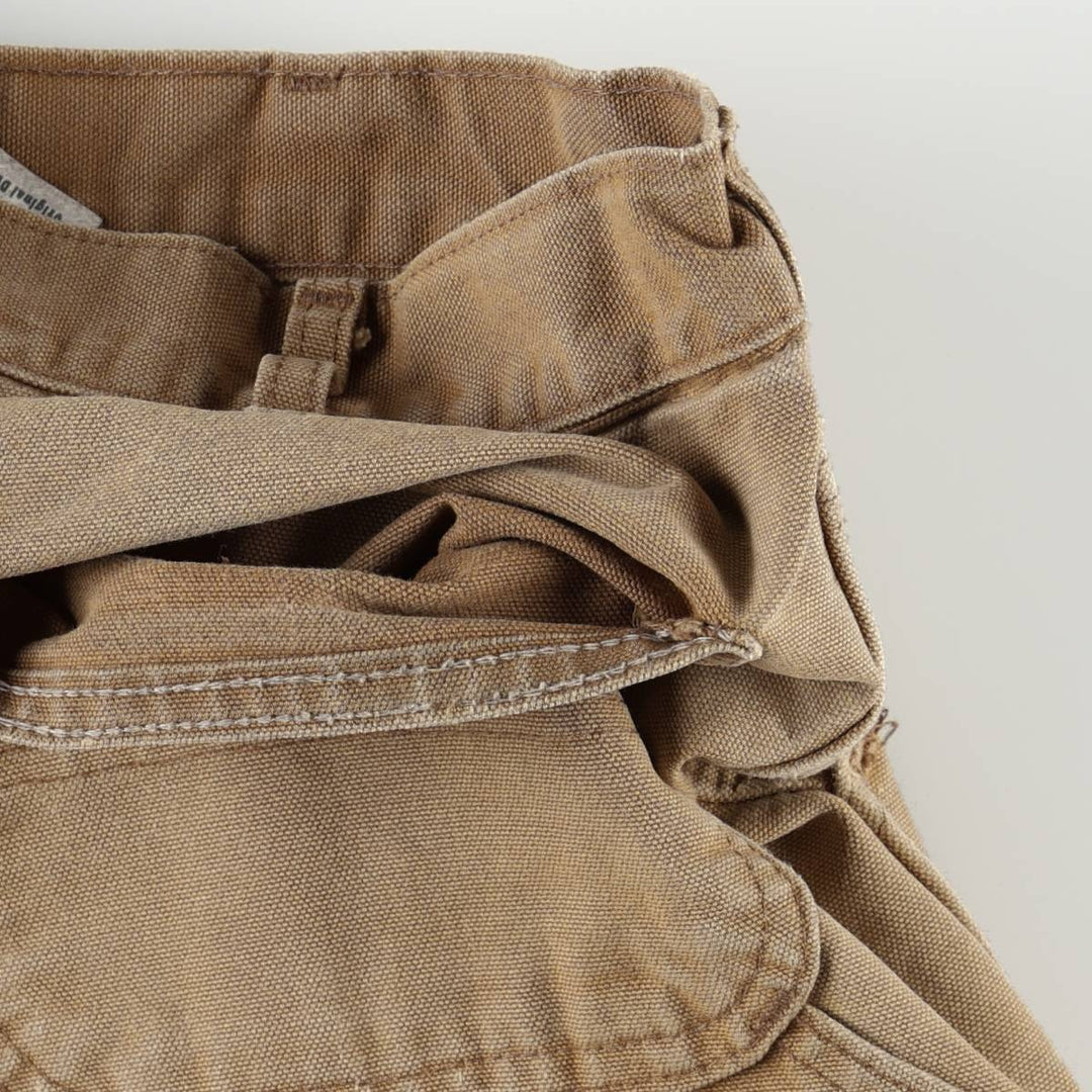 Carhartt Original Dungaree Fit Duck Painter Pants, Men's, W35 equivalent cotton Khaki type beige Vintage Second Hand