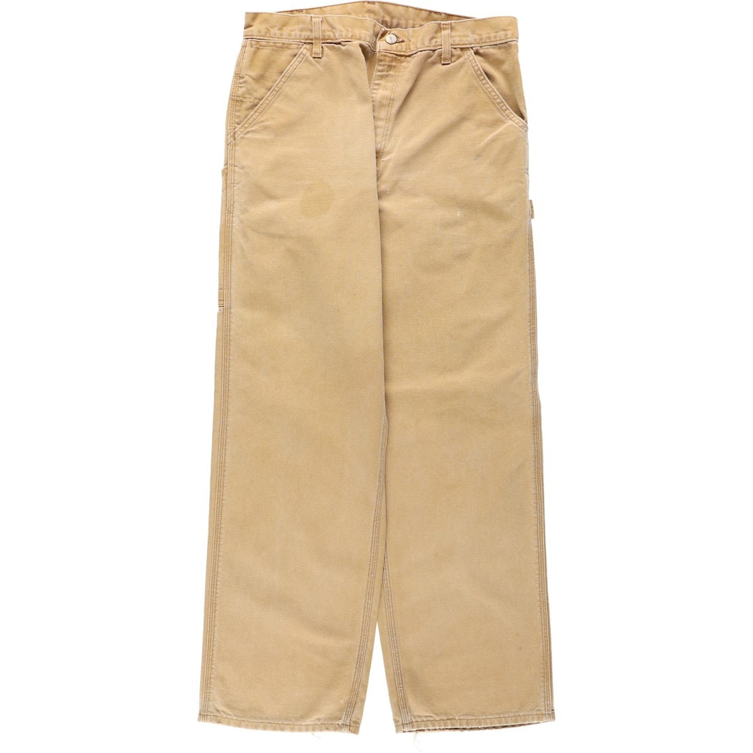 80s-90'S Carhartt Duck Painter Pants, Made in USA, Men's Size W33 (approx.), Vintage cotton oro legacy Vintage Second Hand