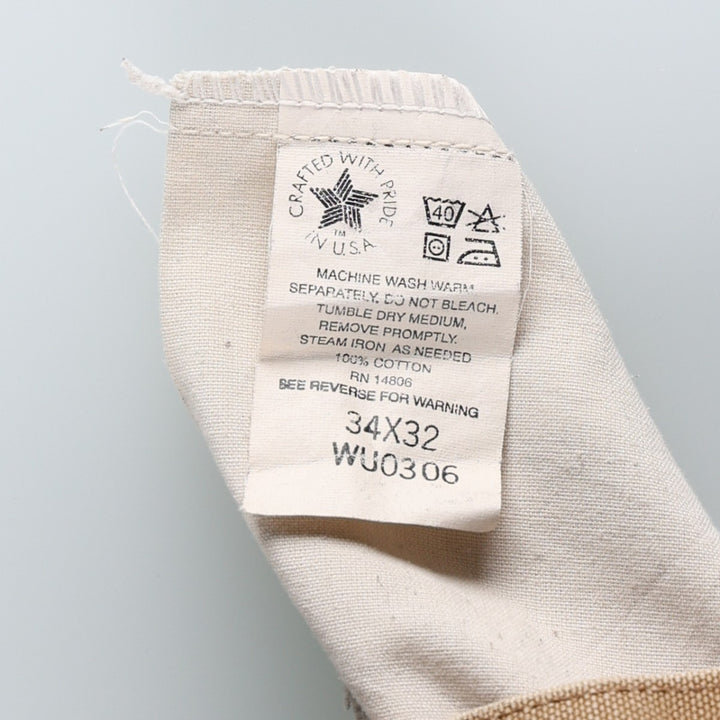 80s-90'S Carhartt Duck Painter Pants, Made in USA, Men's Size W33 (approx.), Vintage cotton oro legacy Vintage Second Hand