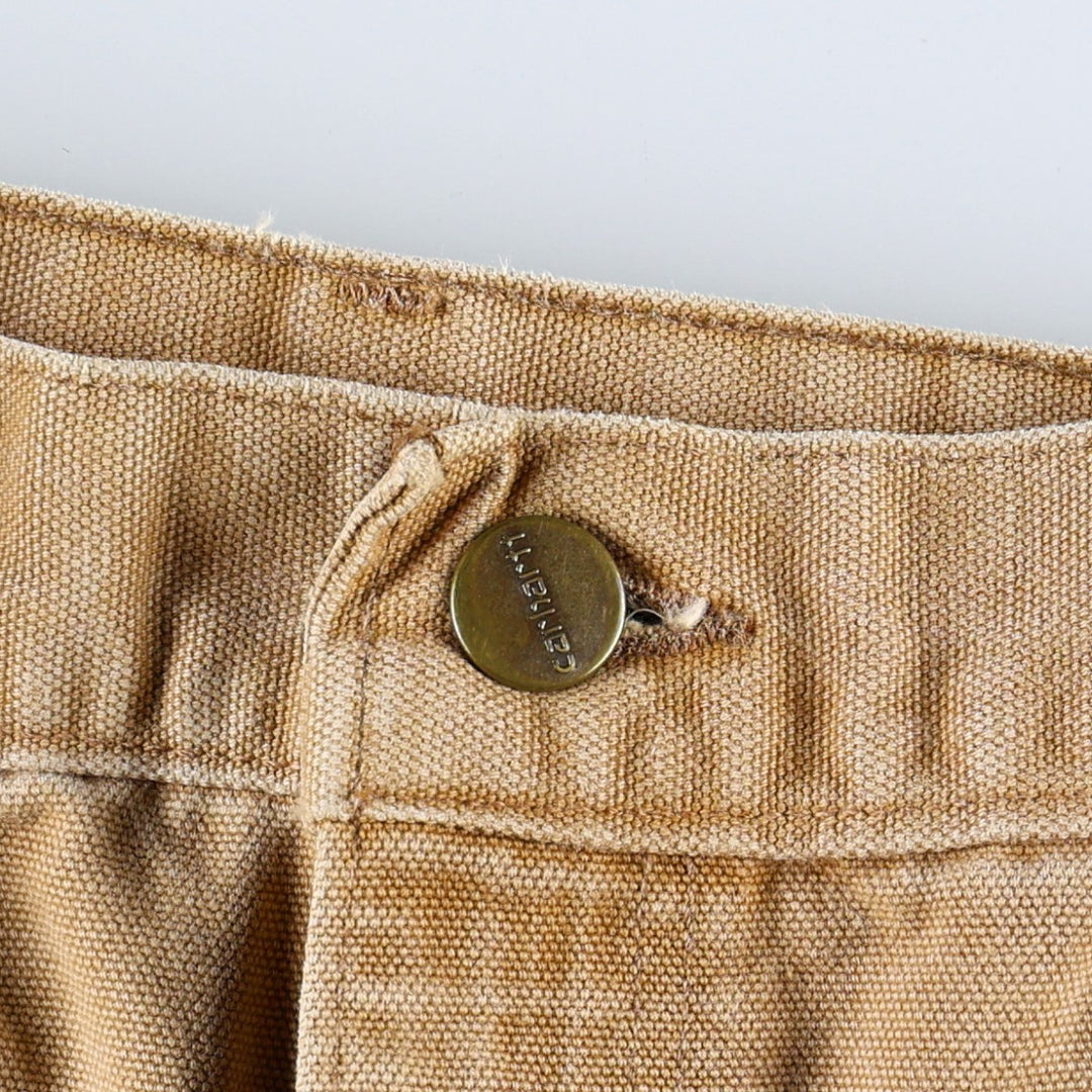 80s-90'S Carhartt Duck Painter Pants, Made in USA, Men's Size W33 (approx.), Vintage cotton oro legacy Vintage Second Hand
