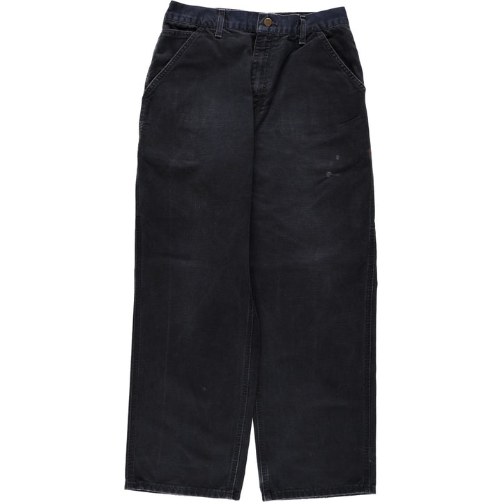 Carhartt Duck Painter Pants, Men's, W31 equivalent unclear navy blue type Vintage Second Hand