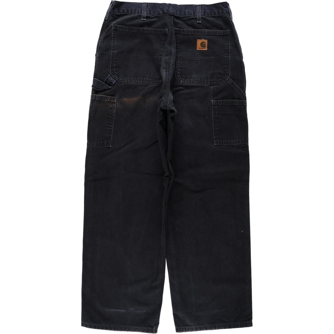Carhartt Duck Painter Pants, Men's, W31 equivalent unclear navy blue type Vintage Second Hand