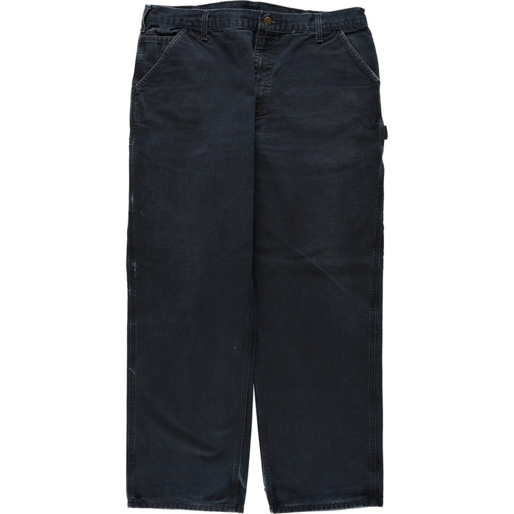Carhartt Original Dungaree Fit Duck Painter Pants, Men's, W37 equivalent cotton navy blue type Vintage Second Hand