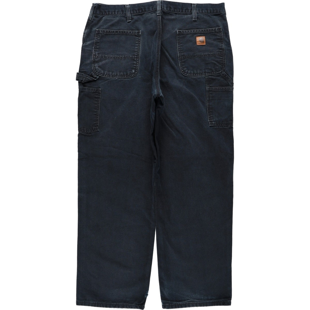 Carhartt Original Dungaree Fit Duck Painter Pants, Men's, W37 equivalent cotton navy blue type Vintage Second Hand
