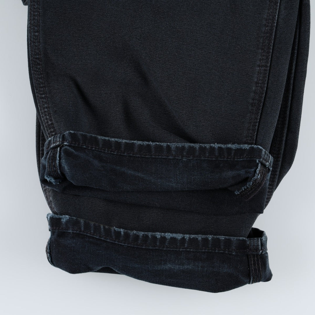 Carhartt Original Dungaree Fit Duck Painter Pants, Men's, W37 equivalent cotton navy blue type Vintage Second Hand