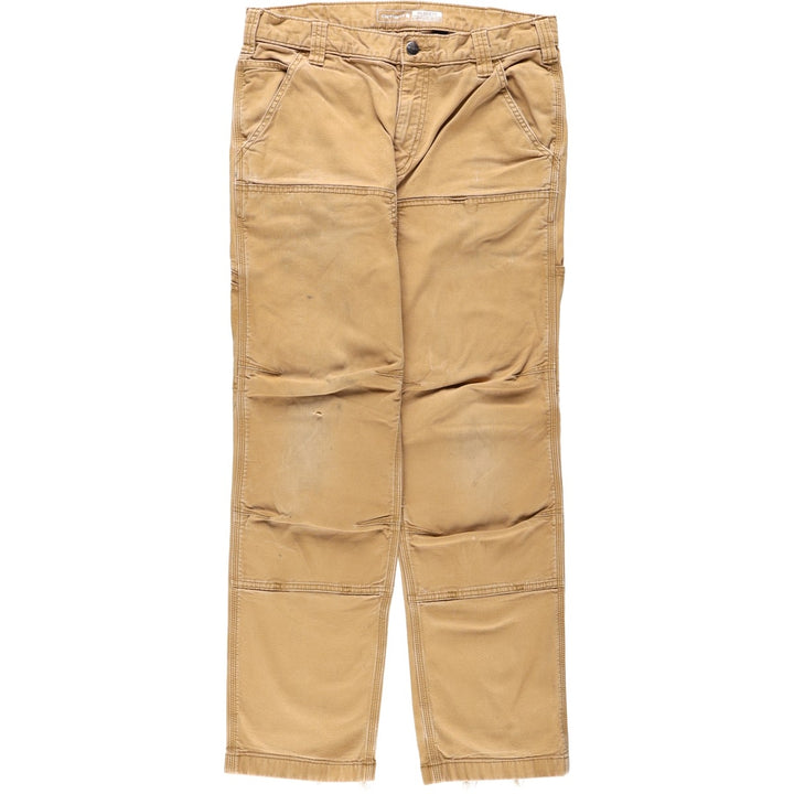 Carhartt Relaxed Fit Double Knee Duck Painter Pants, Men's W33 (approx.) cotton Camel type Vintage Second Hand