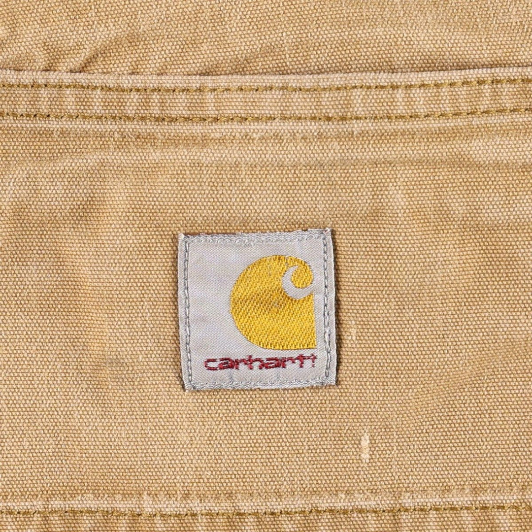 Carhartt Relaxed Fit Double Knee Duck Painter Pants, Men's W33 (approx.) cotton Camel type Vintage Second Hand