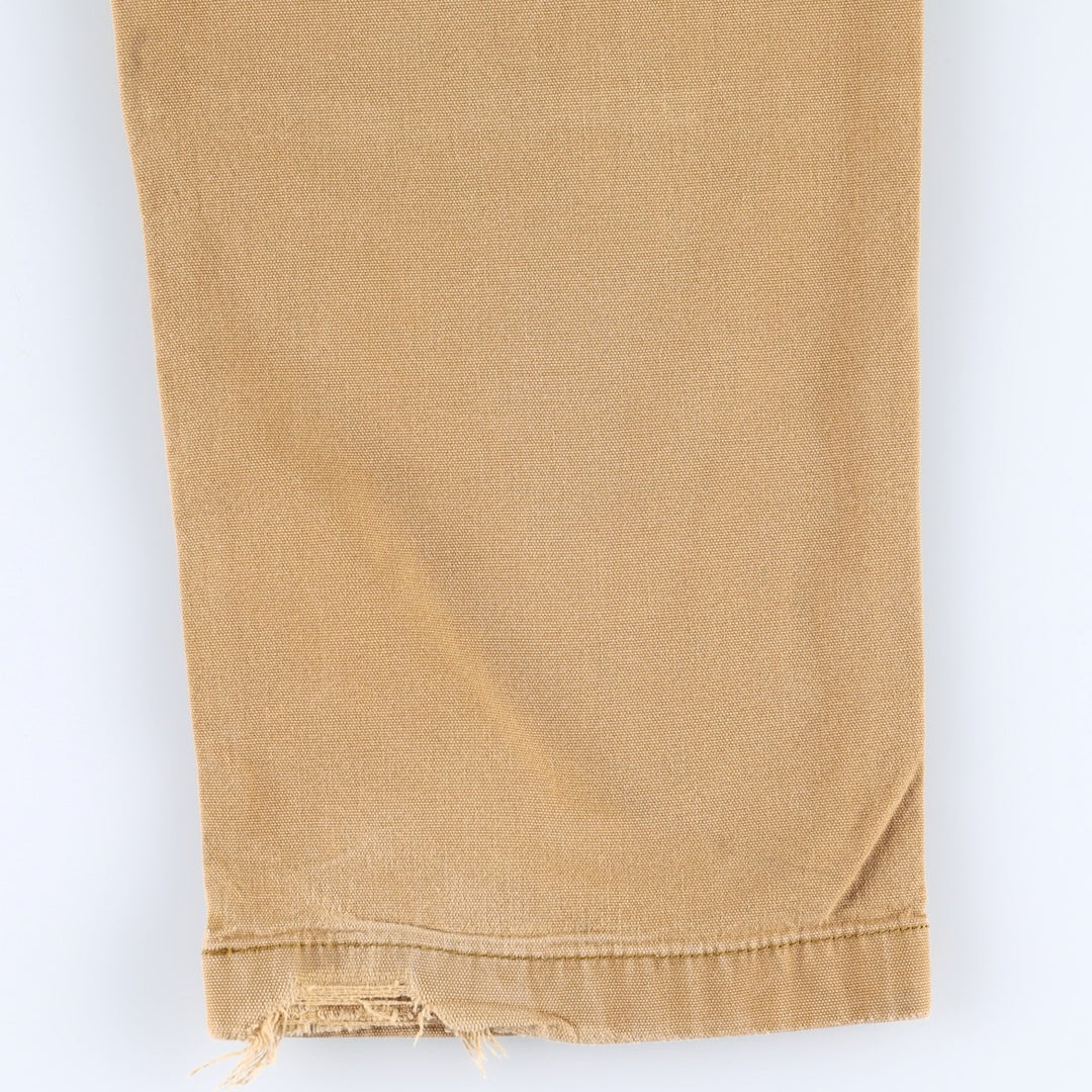 Carhartt Relaxed Fit Double Knee Duck Painter Pants, Men's W33 (approx.) cotton Camel type Vintage Second Hand
