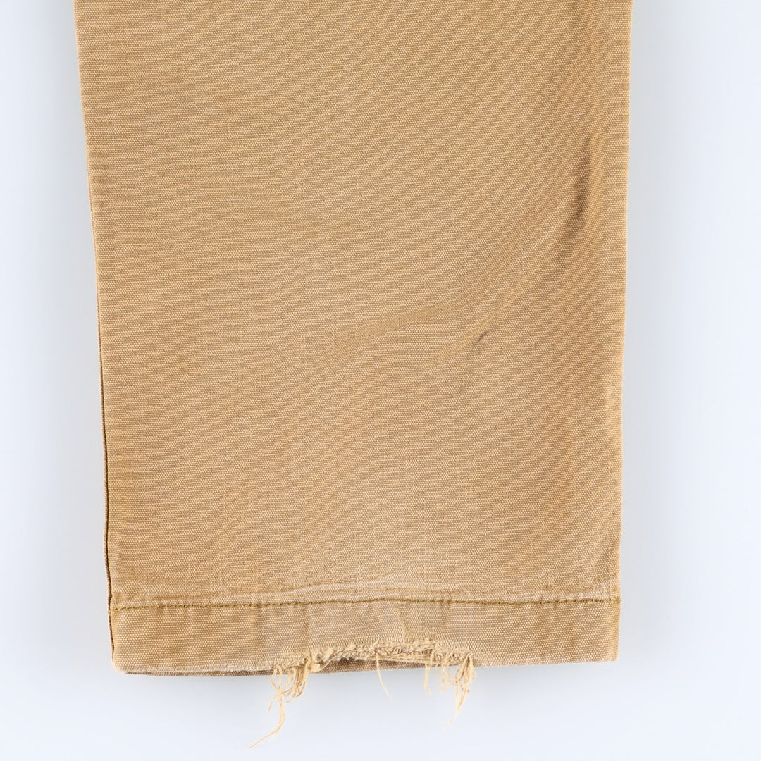 Carhartt Relaxed Fit Double Knee Duck Painter Pants, Men's W33 (approx.) cotton Camel type Vintage Second Hand