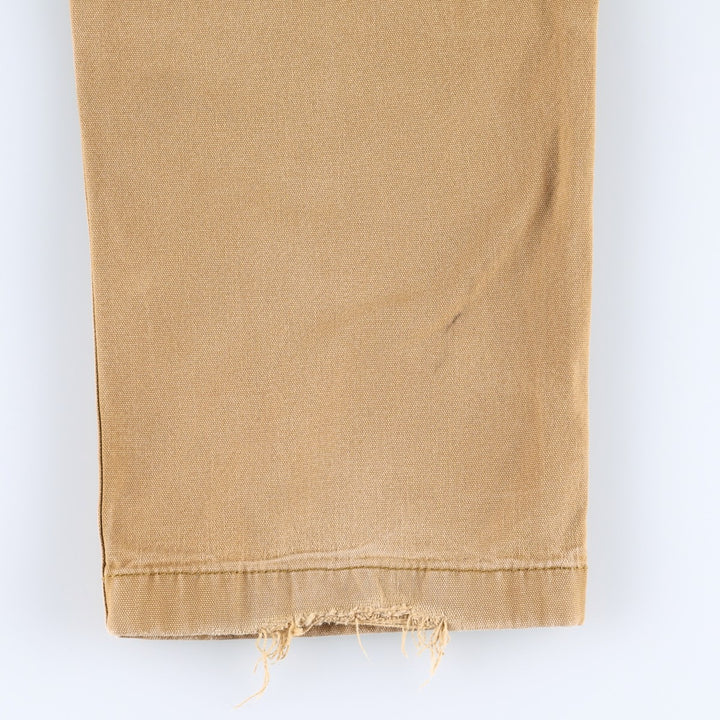 Carhartt Relaxed Fit Double Knee Duck Painter Pants, Men's W33 (approx.) cotton Camel type Vintage Second Hand