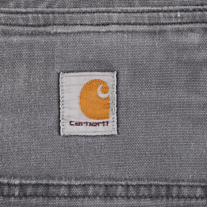 Carhartt Relaxed Fit Double Knee Duck Painter Pants for Men, W34 cotton gray type Vintage Second Hand