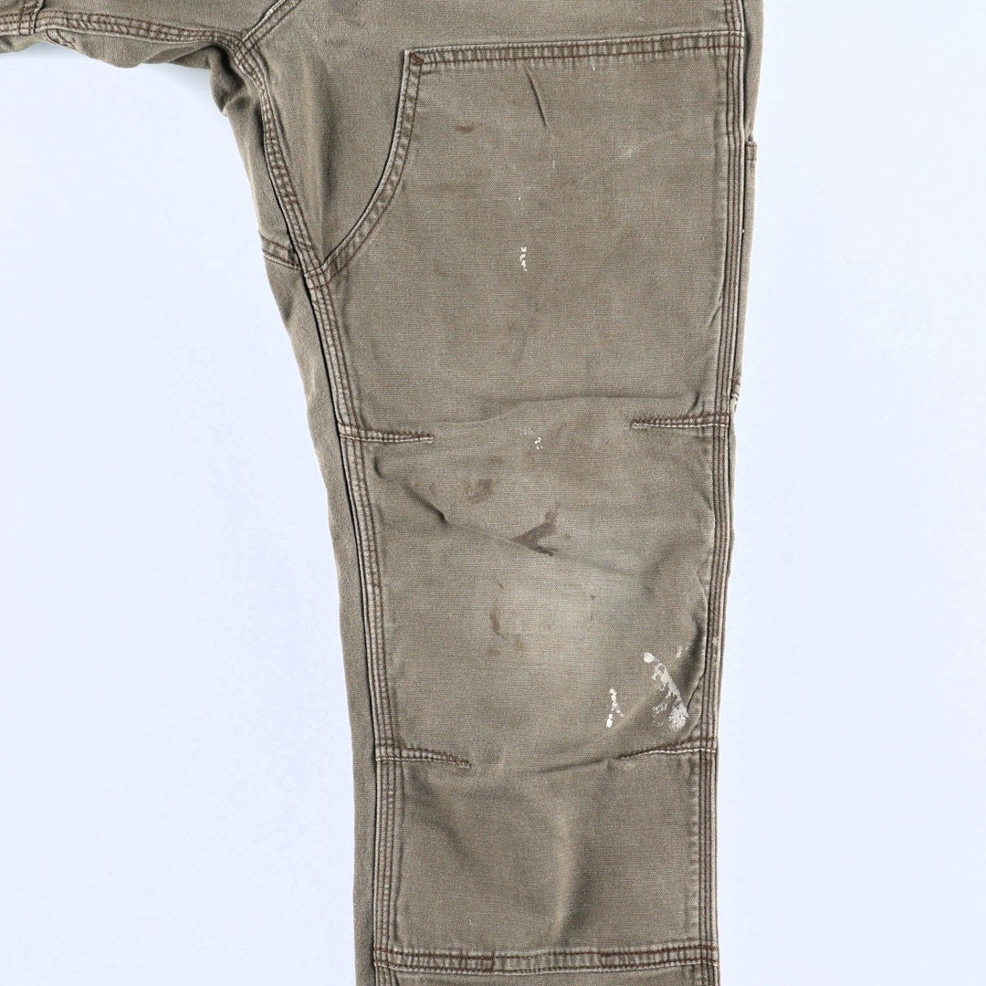 Carhartt Relaxed Fit Double Knee Duck Painter Pants, Men's Size W31 (approx.) cotton Khaki type Vintage Second Hand