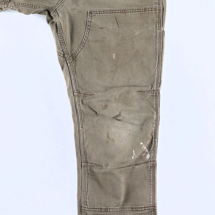 Carhartt Relaxed Fit Double Knee Duck Painter Pants, Men's Size W31 (approx.) cotton Khaki type Vintage Second Hand