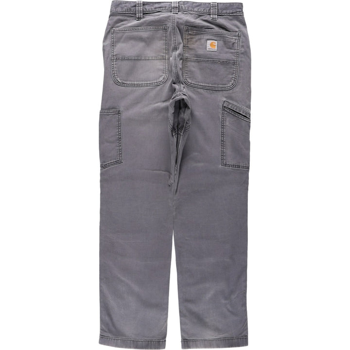 Carhartt Relaxed Fit Double Knee Duck Painter Pants, Men's W33 (approx.) cotton gray type Vintage Second Hand