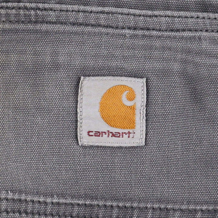 Carhartt Relaxed Fit Double Knee Duck Painter Pants, Men's W33 (approx.) cotton gray type Vintage Second Hand