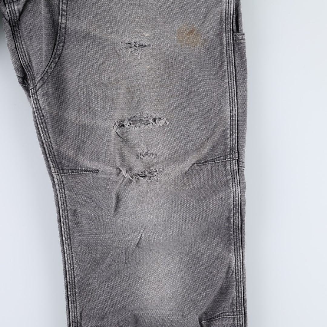 Carhartt Relaxed Fit Double Knee Duck Painter Pants, Men's W33 (approx.) cotton gray type Vintage Second Hand