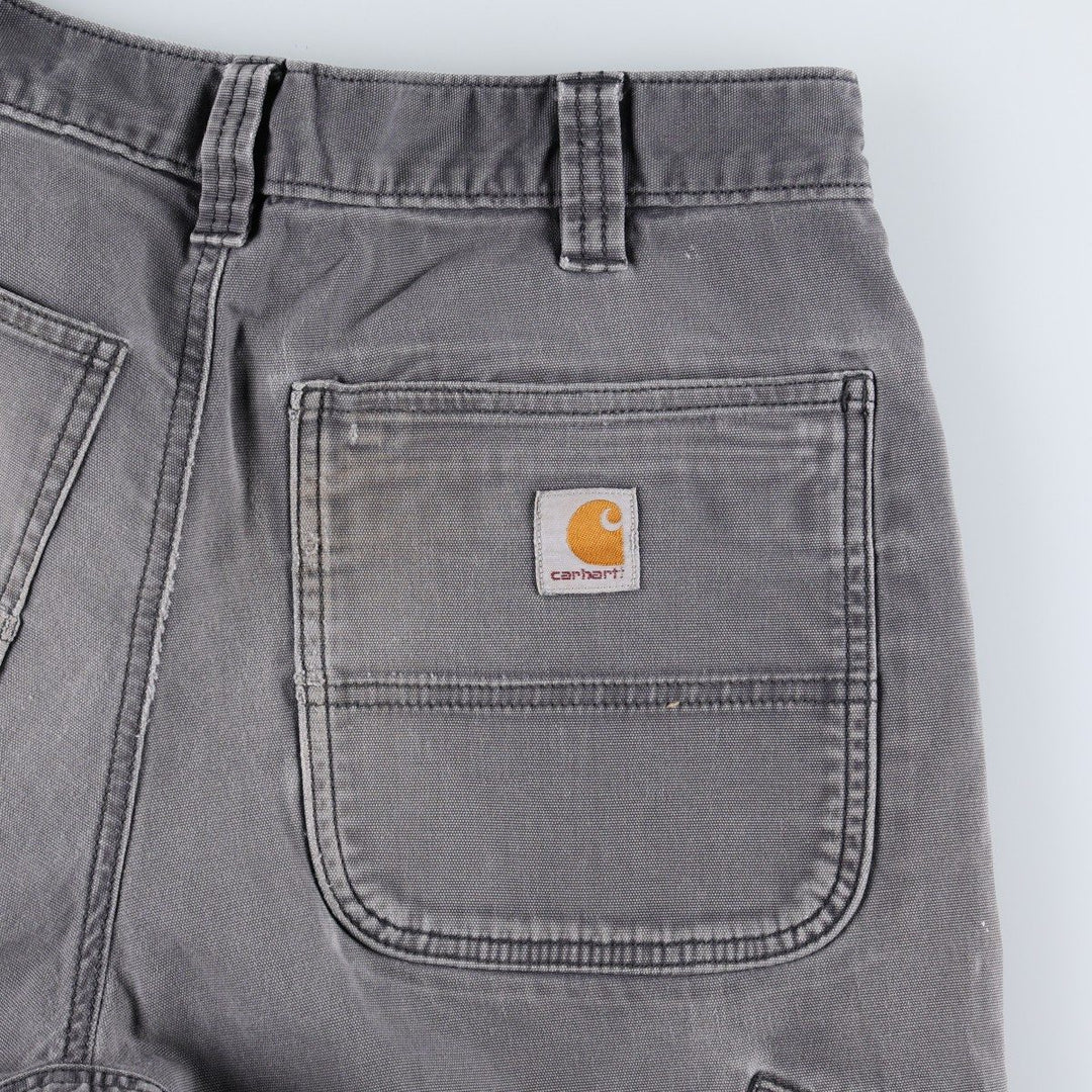 Carhartt Relaxed Fit Double Knee Duck Painter Pants, Men's W33 (approx.) cotton gray type Vintage Second Hand