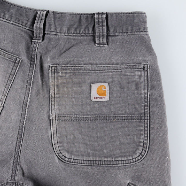 Carhartt Relaxed Fit Double Knee Duck Painter Pants, Men's W33 (approx.) cotton gray type Vintage Second Hand