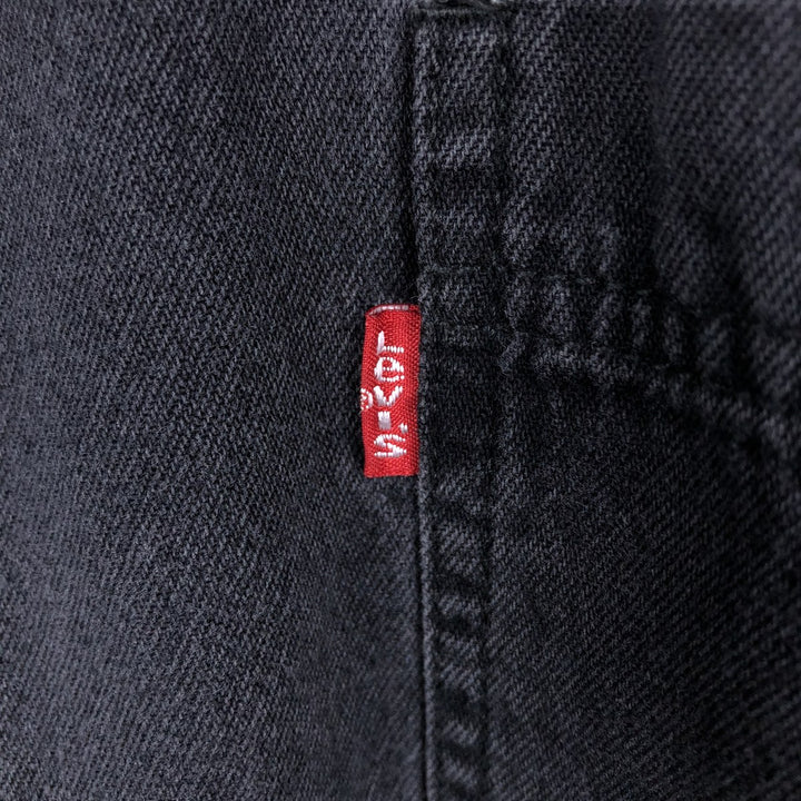 Levi's long sleeve denim shirt, men's size XL cotton black type Vintage Second Hand