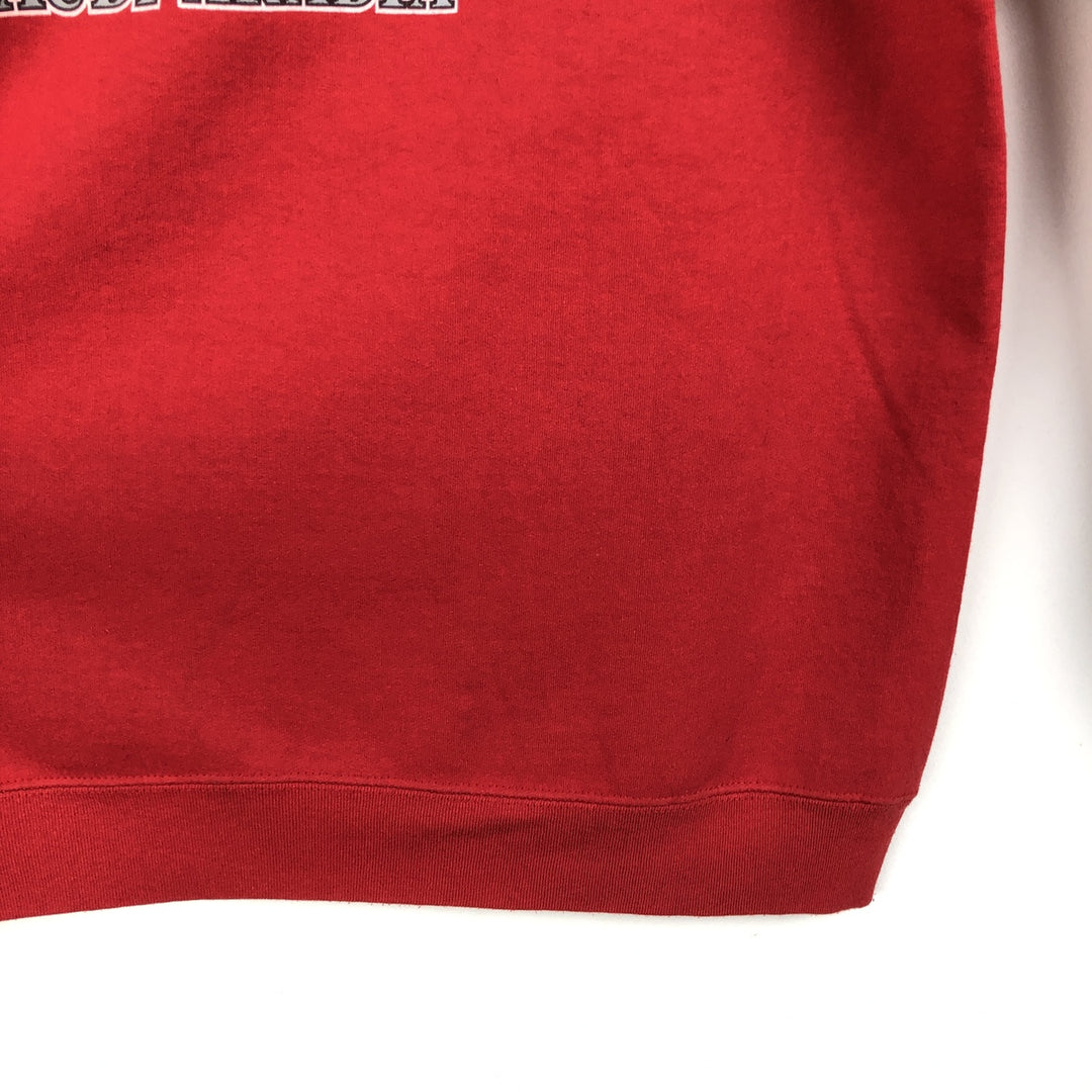 Harley-Davidson Advertising Sweatshirt, Men's L size cotton red type Vintage Second Hand