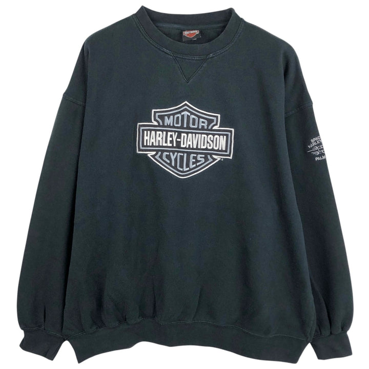 2000'S Harley-Davidson Advertising Sweatshirt (Men's Size XXXL) unclear black type Vintage Second Hand