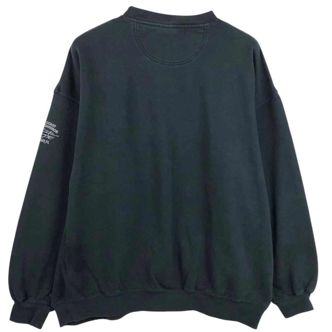 2000'S Harley-Davidson Advertising Sweatshirt (Men's Size XXXL) unclear black type Vintage Second Hand