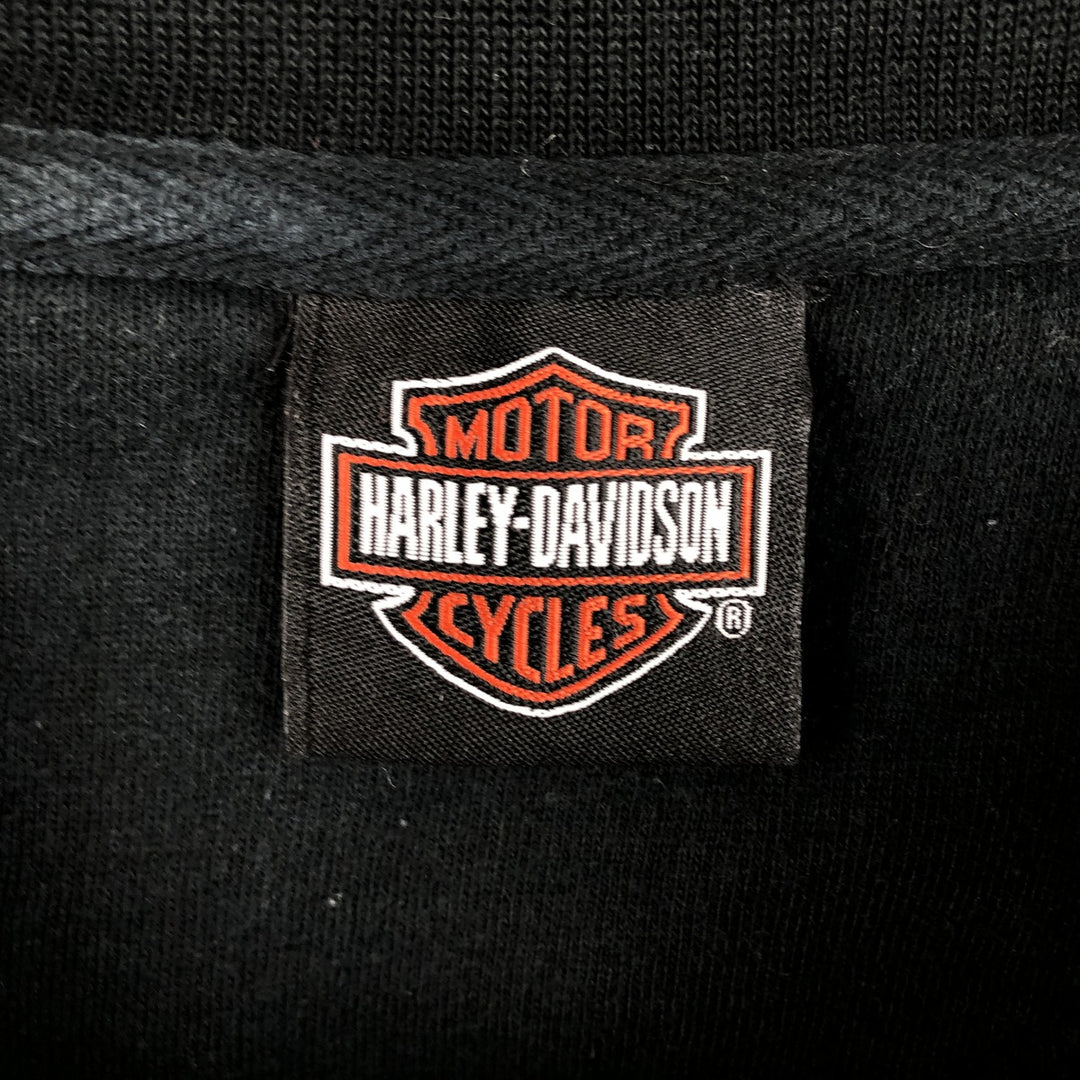 2000'S Harley-Davidson Advertising Sweatshirt (Men's Size XXXL) unclear black type Vintage Second Hand