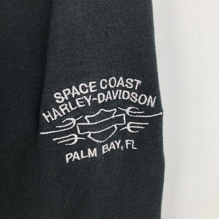 2000'S Harley-Davidson Advertising Sweatshirt (Men's Size XXXL) unclear black type Vintage Second Hand
