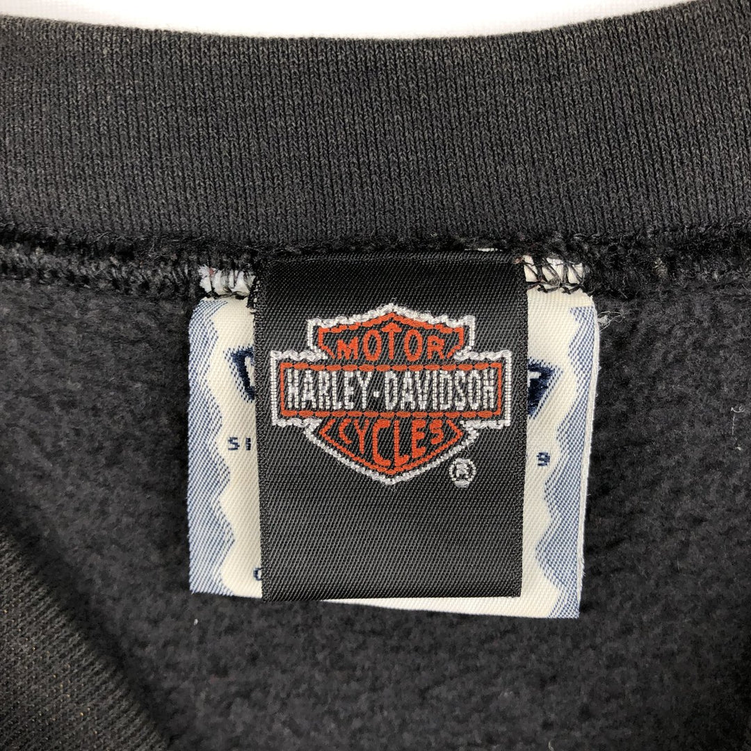 90'S Lee Heavyweight Advertising Sweatshirt, Men's Size XL (Equivalent), Vintage cotton black type Vintage Second Hand