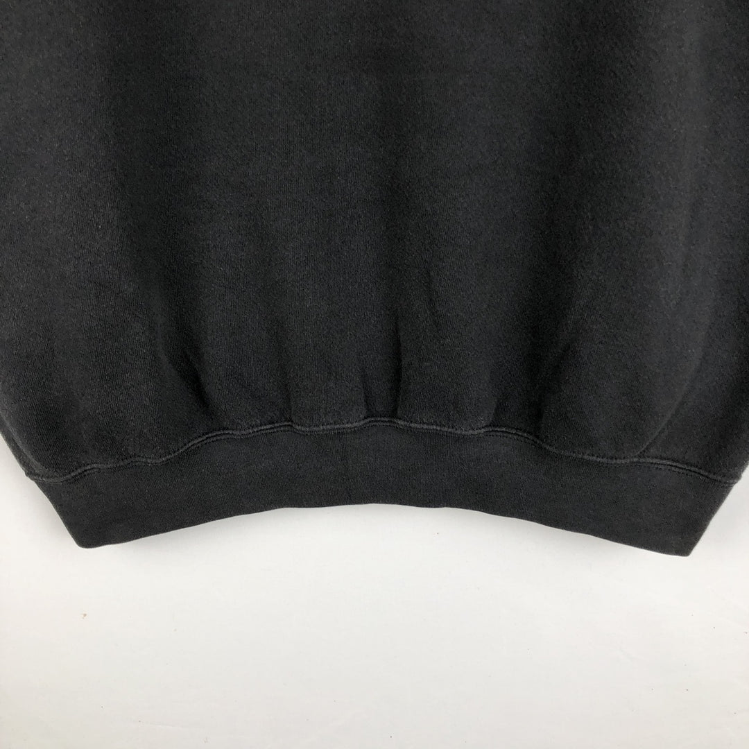 90'S Lee Heavyweight Advertising Sweatshirt, Men's Size XL (Equivalent), Vintage cotton black type Vintage Second Hand