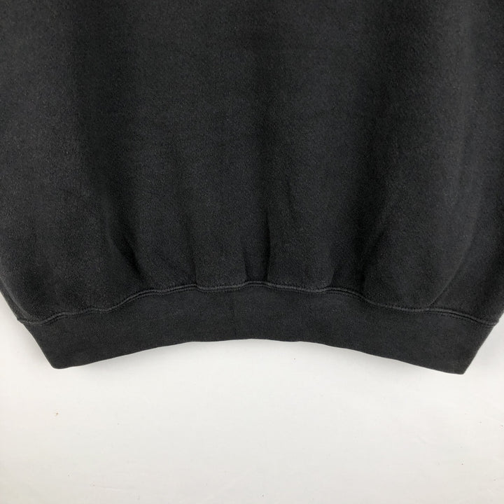90'S Lee Heavyweight Advertising Sweatshirt, Men's Size XL (Equivalent), Vintage cotton black type Vintage Second Hand
