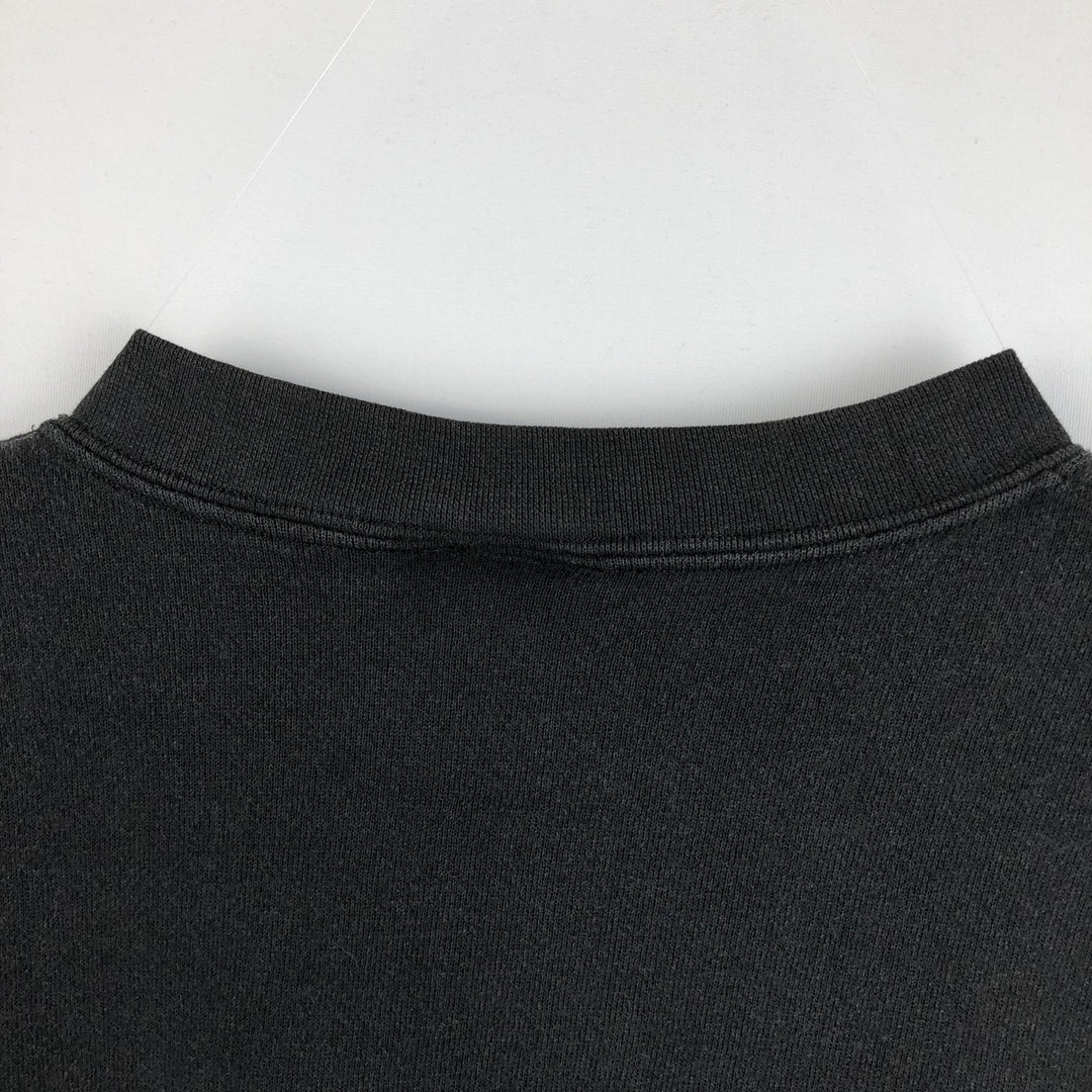 90'S Lee Heavyweight Advertising Sweatshirt, Men's Size XL (Equivalent), Vintage cotton black type Vintage Second Hand