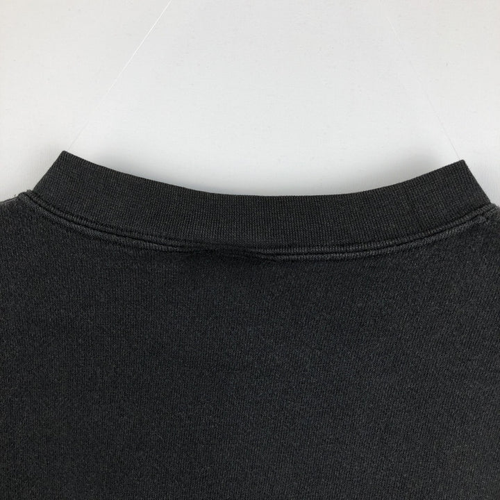 90'S Lee Heavyweight Advertising Sweatshirt, Men's Size XL (Equivalent), Vintage cotton black type Vintage Second Hand