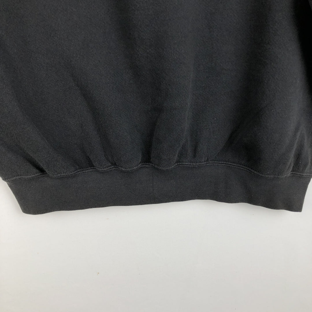 90'S Lee Heavyweight Advertising Sweatshirt, Men's Size XL (Equivalent), Vintage cotton black type Vintage Second Hand
