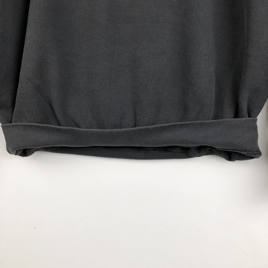 90'S Lee Heavyweight Advertising Sweatshirt, Men's Size XL (Equivalent), Vintage cotton black type Vintage Second Hand