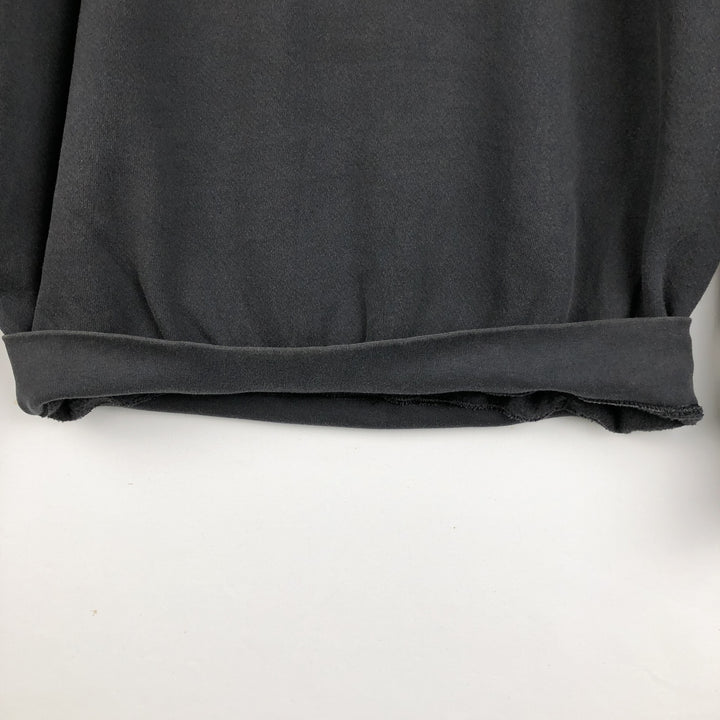 90'S Lee Heavyweight Advertising Sweatshirt, Men's Size XL (Equivalent), Vintage cotton black type Vintage Second Hand