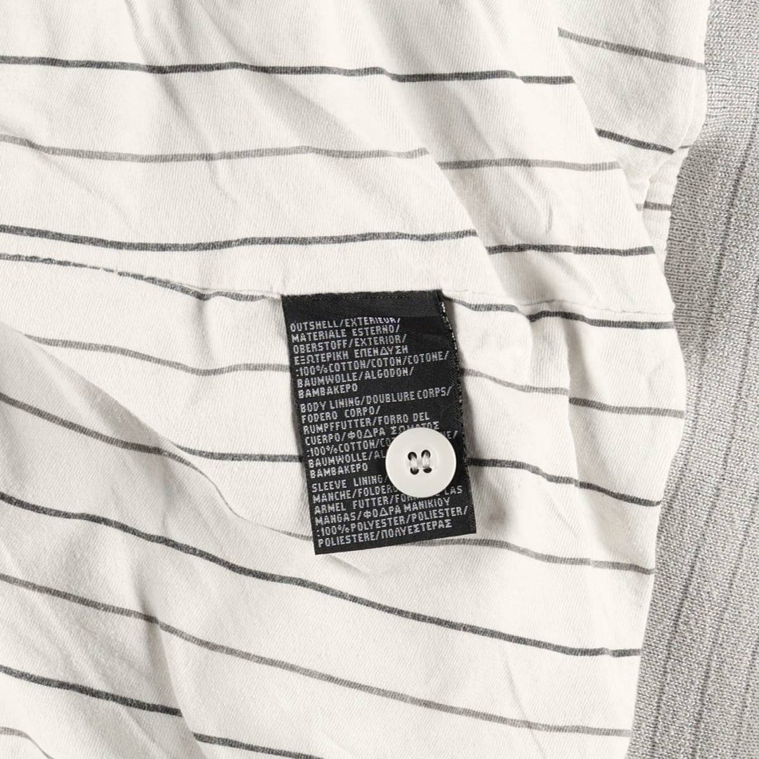 Schott Stand Collar Swing Top Sports Jacket, Men's Size M (approx.) cotton ivory Vintage Second Hand