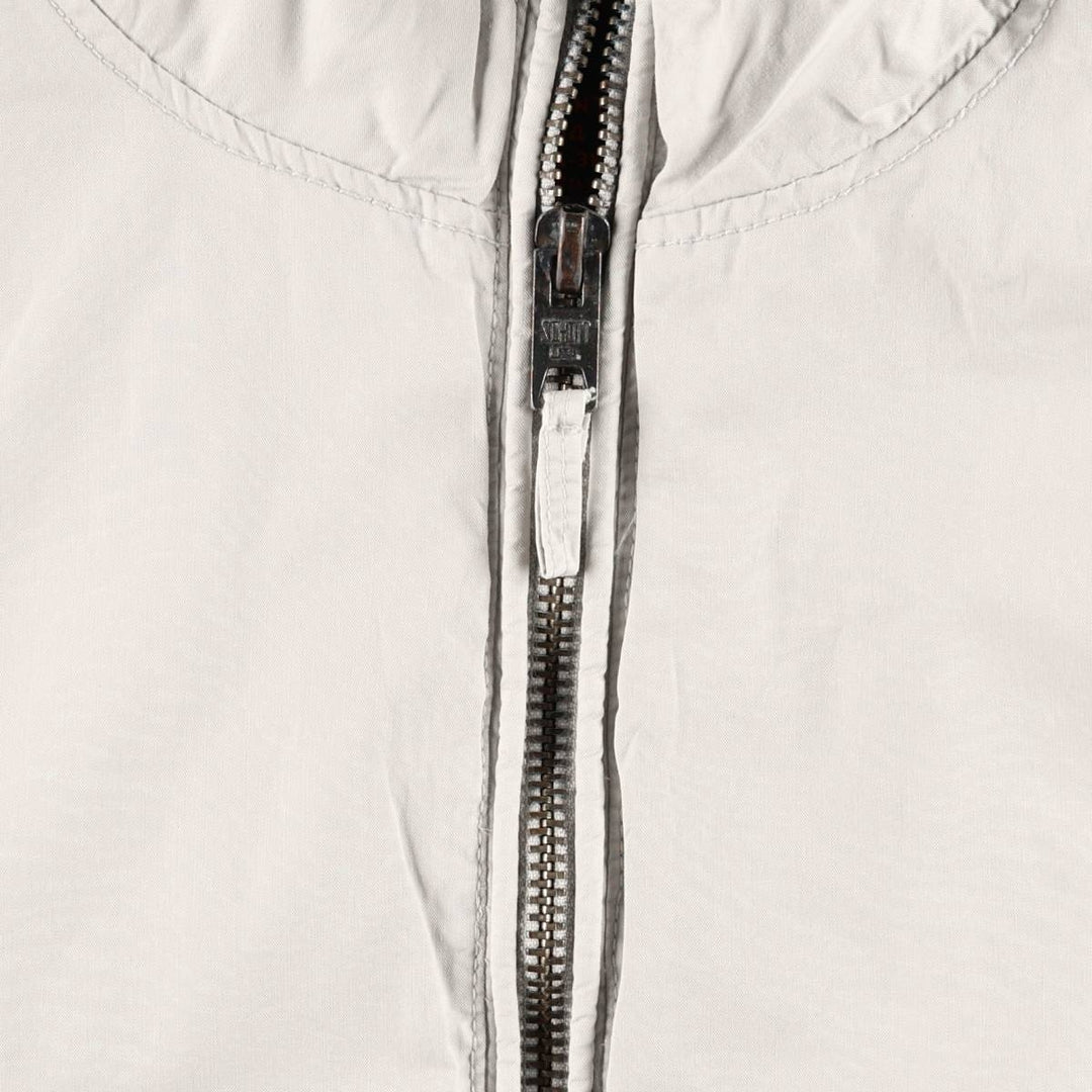 Schott Stand Collar Swing Top Sports Jacket, Men's Size M (approx.) cotton ivory Vintage Second Hand
