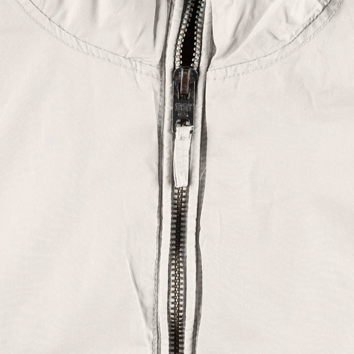 Schott Stand Collar Swing Top Sports Jacket, Men's Size M (approx.) cotton ivory Vintage Second Hand