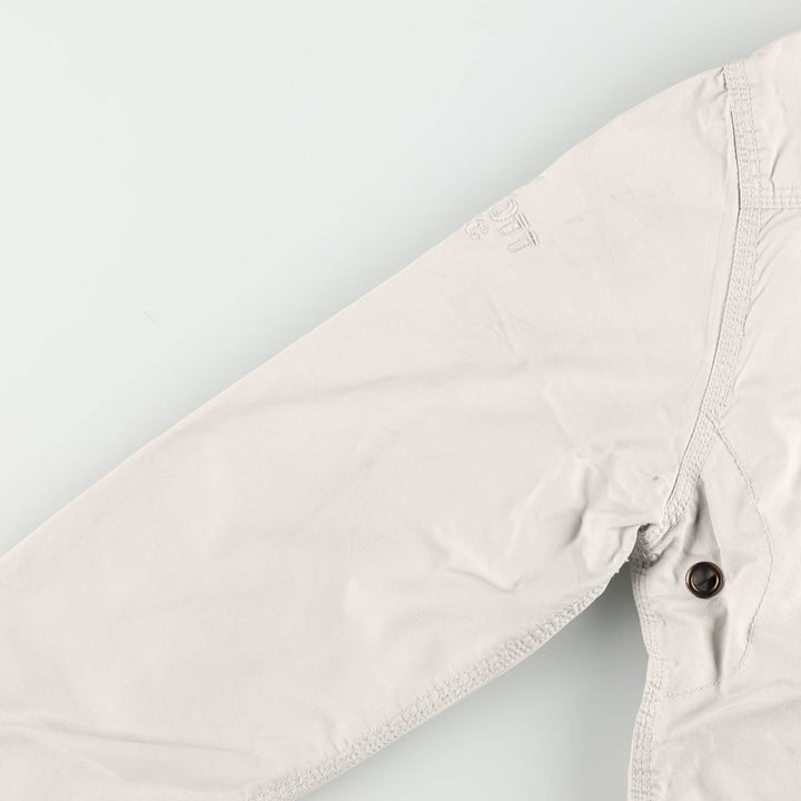 Schott Stand Collar Swing Top Sports Jacket, Men's Size M (approx.) cotton ivory Vintage Second Hand
