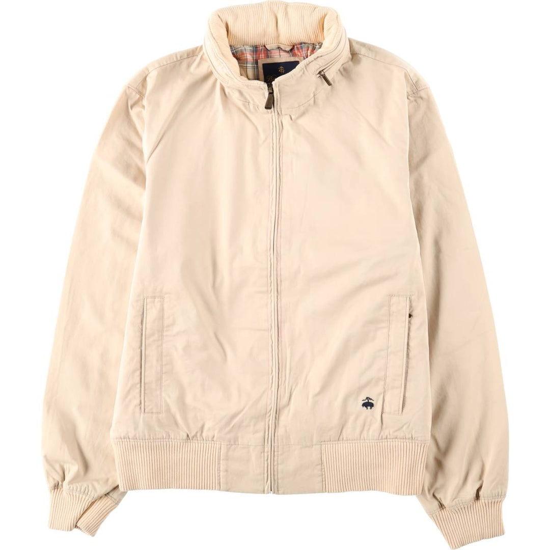 Brooks Brothers Swing Top Sports Jacket, Men's Size M (approx.) cotton Beige type Vintage Second Hand