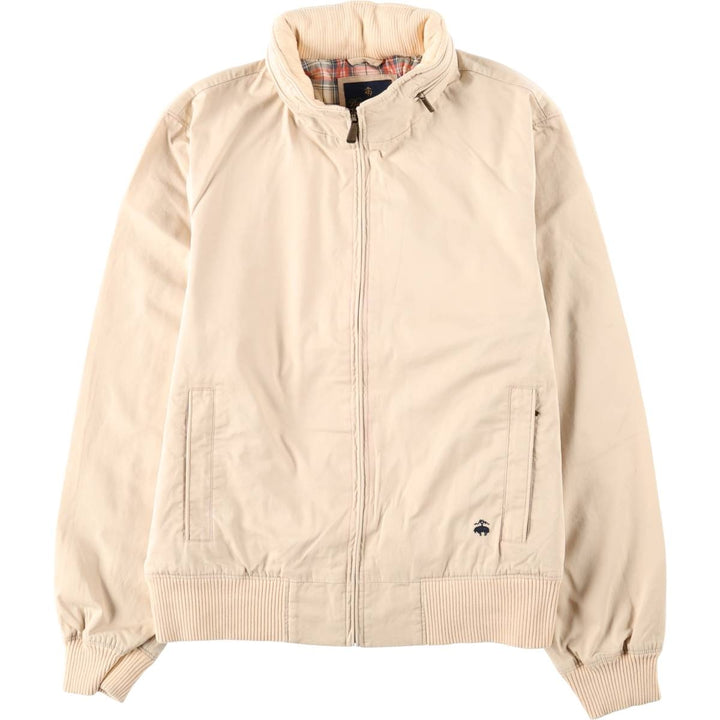 Brooks Brothers Swing Top Sports Jacket, Men's Size M (approx.) cotton Beige type Vintage Second Hand