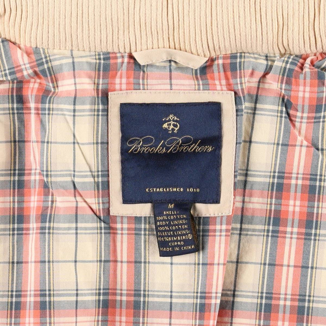 Brooks Brothers Swing Top Sports Jacket, Men's Size M (approx.) cotton Beige type Vintage Second Hand