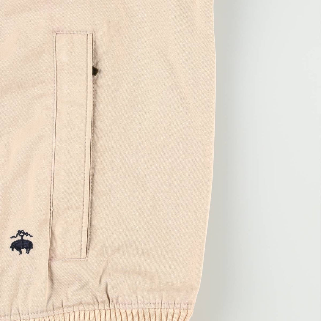 Brooks Brothers Swing Top Sports Jacket, Men's Size M (approx.) cotton Beige type Vintage Second Hand
