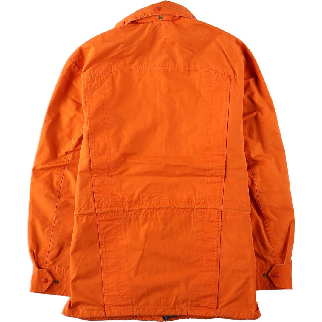 1980'S PROTECTOR EXCLUSIVE CREATION SUISSE Collared Cotton Jacket, Men's Size M (approx.), Vintage cotton orange type Vintage Second Hand